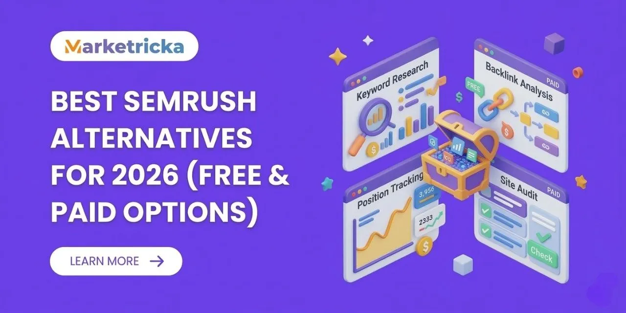 Best SEMrush Alternatives for 2026 (Free & Paid Options)