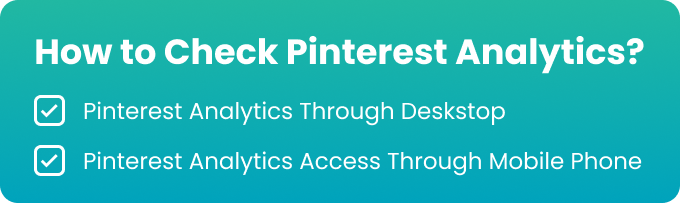 How to Check Pinterest Analytics?